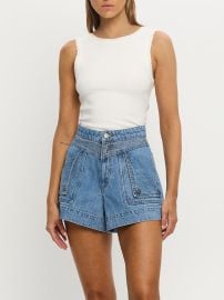 Celene Denim Short - Stonewash Light Blue Denim Short KIVARI KIVARI International at Kivari
