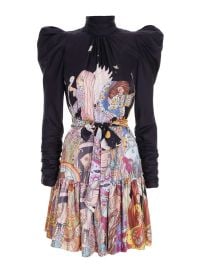 Celestial Gathered Mini Dress Midnight Star Girls Online Zimmermann at Zimmermann