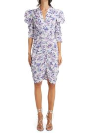 Celina Floral Print Ruched Dress at Nordstrom