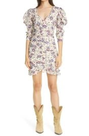 Celinasd Ruched Floral Midi Dress by Isabel Marant at Nordstrom