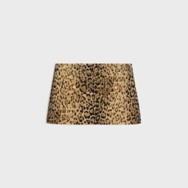 Celine Bandeau Mini Skirt in Double Wool at Celine