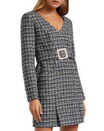 Celine Belted Bouclé Mini Dress by Ever New at Bloomingdales