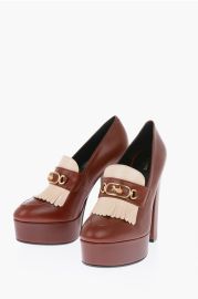 Celine MELODY Leather SULKY Kiltie Loafers 13cm women - Glamood Outlet at Glamwood