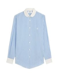 Celine Romy Shirt in Striped Silk at Senser