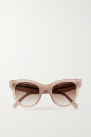 Celine Round frame acetate sunglasses at Net a Porter