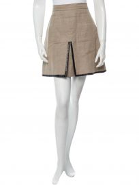 Celine linen skirt at The Real Real