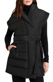 Cellajaneblog x Splendid Long Quilted Puffer Vest at Nordstrom