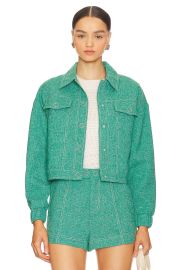 Central Park West Sammie Cropped Jacket at Revolve