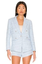 Central Park West Silvie Tweed Blazer at Revolve