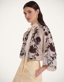 Cerere Blouse in Stilo Place Ivory for Women La DoubleJ US at La DoubleJ