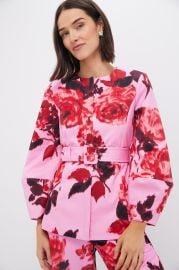 Cerise Blossom Long Sleeve Rhoda Tunic Top Tuckernuck at Tuckernuck