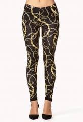 Chain Print Leggings at Forever 21