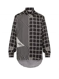 Chain and stripe-print silk shirt givenchy at Matches