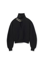 Chainlink Keyhole Pullover at Alexander Wang