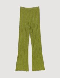 Chalamet Metallic knit pants - Pants Shorts Sandro Paris at Sandro