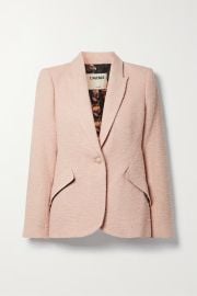 Chamberlain Cotton-Blend Bouclé-Tweed Blazer by L\'Agence at Net A Porter