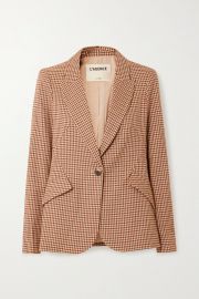 Chamberlain houndstooth tweed blazer  at Net a Porter