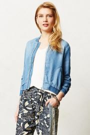 Chambray Bomber by Cloth & Stone at Anthropologie at Anthropologie