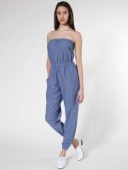 Chambray Jumpsuit at American Apparel