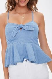 Chambray Tie Bust Cami by Forever 21 at Forever 21