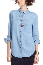 Chambray shirt at Anthropologie at Anthropologie