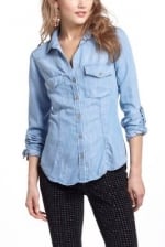 Chambray shirt at Anthropologie at Anthropologie