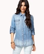 Chambray shirt at Forever 21 at Forever 21