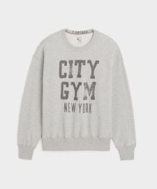Champion City Gym Sweatshirt in Grey Mix - Todd Snyder at Todd Snyder