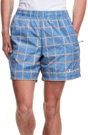 Champion Glen Plaid Water Resistant Nylon Shorts at Nordstrom