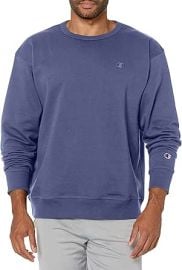 Champion Menx27s Powerblend Fleece Crew C Logo Retired Colors at Mens Clothing store at Amazon