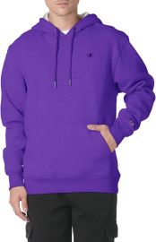 Champion Powerblend Fleece Hoodie in Purple at Amazon