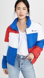 Champion Premium Reverse Weave Colorblock Puffer Jacket at Shopbop