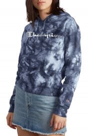 Champion Rib Panel Tie Dye Hoodie   Nordstrom at Nordstrom