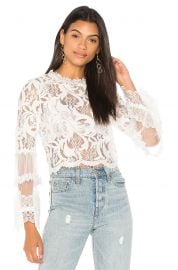 Chancellor Lace Top at Revolve