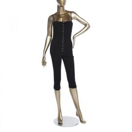 Chanel Cropped Fitted Jumpsuit at Janet Mandell