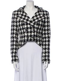 Chanel Houndstooth Evening Jacket at The Real Real