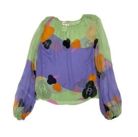 Chanel Multicolor Flower Logo Long Sleeve Treasures of NYC at Treasures of New York City