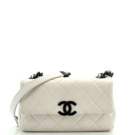 Chanel My Everything Flap Bag Quilted Caviar Small Neutral 2529521 at Rebag