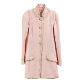 Chanel Vintage Tweed Button Front Long Coat at Vestiaire Collective