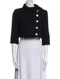 Chanel Wool Crop Jacket at The Real Real