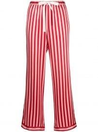 Chantal striped-print trousers at Farfetch