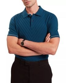 Chapal Chevron Stitch Polo Shirt at Bloomingdales