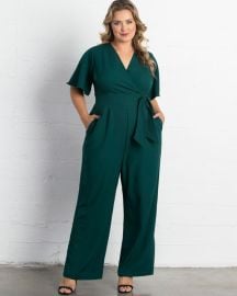 Charisma Crepe Jumpsuit at Kiyonna