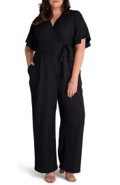 Charisma Faux Wrap Crepe Jumpsuit at Nordstrom