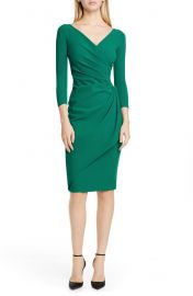 Charisse Ruched Long Sleeve Cocktail Dress by Chiara Boni La Petite Robe at Nordstrom