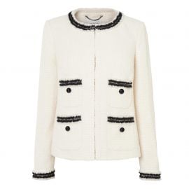 Charl Cream Boucle Jacket by L.K. Bennett at L.K. Bennett