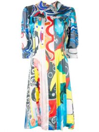 Charles Jeffrey Loverboy Printed Silk Shirt Dress - Farfetch at Farfetch