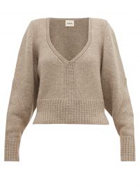 Charlette V-neck Sweater by Khaite at Matches