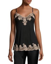 Charlize Lace-Trim Jersey Lounge Camisole at Neiman Marcus