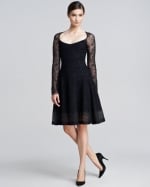 Charlottes black lace dress at Neiman Marcus at Neiman Marcus